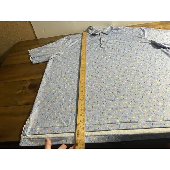 Peter Millar Summer Comfort Golf Polo Taquila Alcoholic’s Cocktails Mens 2XL - Picture 4 of 9